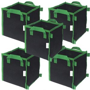 10 Gallon 5 Pack Square Grow Bags