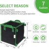 10 Gallon 5 Pack Square Grow Bags